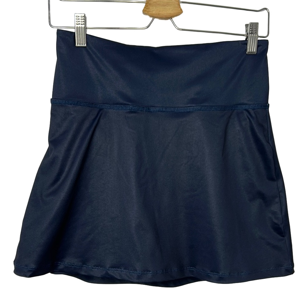 Message Factory Blue Skater Skort Mini Skirt
